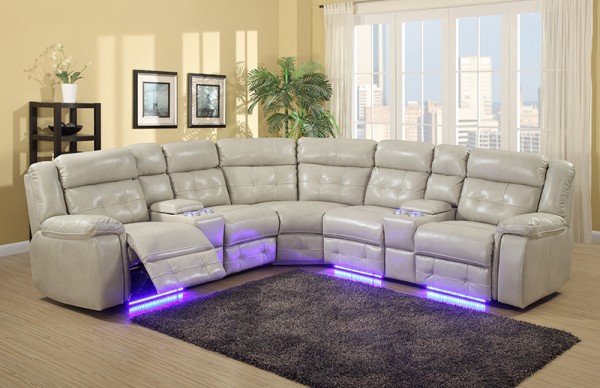 POWER SECTIONAL BEIGE